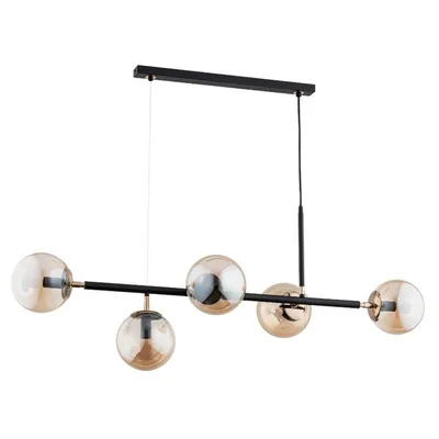 Zdjęcie produktu dla Lampa wisząca żyrandol Alfa DANSA nowoczesna czarna 63020