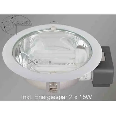 Produktbild von Einbauspot Downlight Rund Weiß 2xE27