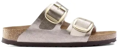 Immagine prodotto di Sandali Birkenstock Arizona con fibbia grande, in pelle naturale oliata, unisex