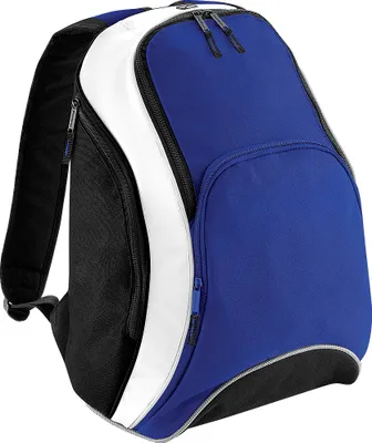Produktbild von BagBase BG571 | Teamwear Backpack / Rucksasck | 32 x 45 x 23 cm - Farbe: Bright Royal/Black/White - Größe: 32 x 45 x 23 cm