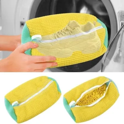 Produktbild von INF Waschbeutel für Schuhe 2 Stück Gelb