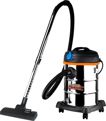 A wet and dry vacuum cleaner is shown against a white background.