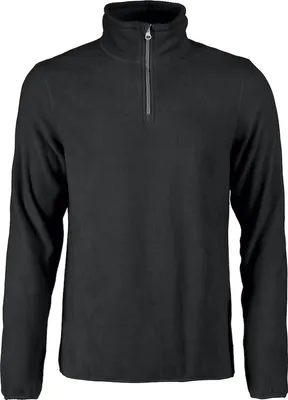 Produktbild von Dicker Fleece-Pullover PrinterRED Frontflip mit kurzem Kontrast-Reißverschluss, 280 g/m²