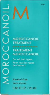 Obrázok produktu pre Moroccanoil Treatment Original, Olej na vlasy, 25 ml, Ženy, Všetky typy vlasy, Výživa, Lesk, Vyhladenie, arganový olej