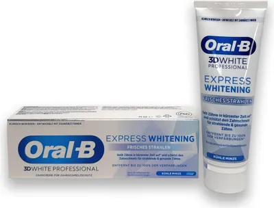 Immagine prodotto di Set da 3 dentifrici sbiancanti 3D White Professional Express da 75 ml ciascuno