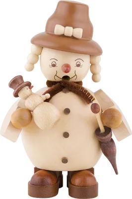 Productafbeelding van Sneeuwvrouw (14 cm) rookman van Müller Kleinkunst