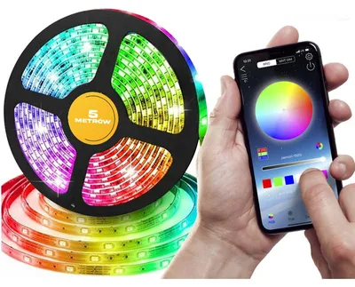 Produktbild von Decorya RGB LED-Streifen Wasserdicht IP65 App-Steuerung 5m