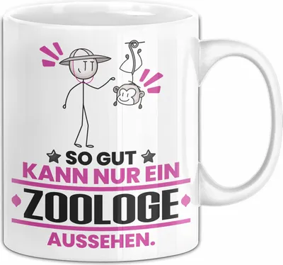 Produktbild von Zoologe Geschenk Tasse So Gut Kann Nur Ein Zoologe Aussehen Geschenkidee Kaffee-Becher (Weiß)