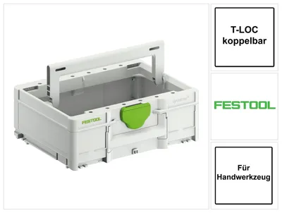 Productafbeelding van Festool Systainer ToolBox SYS3 TB M 137 ( 204865 ) T-LOC koppelbaar voor handgereedschap