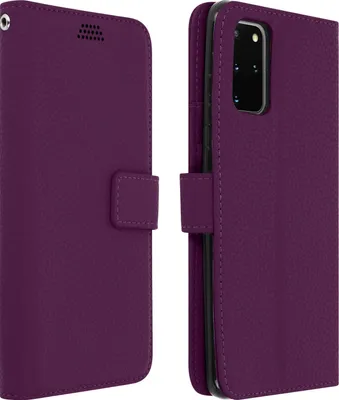 Produktbild von Samsung Galaxy S20 Flip-Cover mit Kartenfächern & Standfunktion – Violett