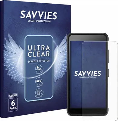 Produktbild von 6x Für SkyCaddie Pro 4X Schutzfolie Savvies Displayschutz Display Schutz Folie Klar Transparent