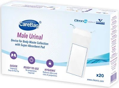 Productafbeelding van Carebag Wegwerpurinaal Man (20 stuks)