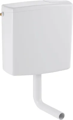 Produktbild von Geberit AP-SPK AP128, Spül-Stopp-Spülung WA hinten mittig u. seitlich, weiß-alpin