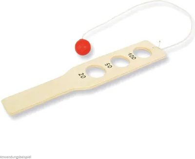 Produktbild von matches21 Kugelfangspiel Holz Bausatz Bastelset Werkset f. Kinder ab 10 Jahren