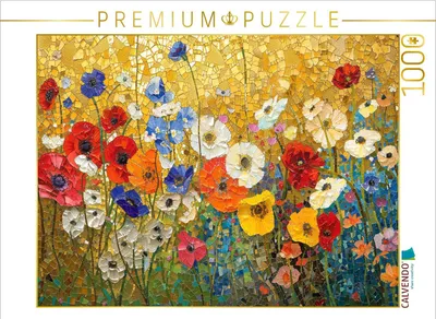 Produktbild von CALVENDO Puzzle Blumenwiese | 1000 Teile Lege-Größe 64x48cm Foto-Puzzle für glückliche Stunden