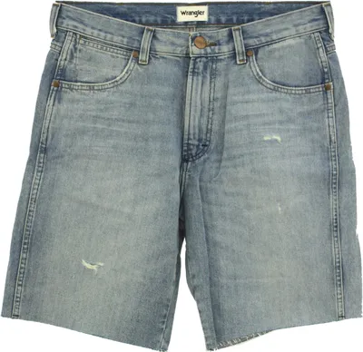 Produktbild von 31951 Wrangler, Frontier,  kurze Jeans, Denim ohne Stretch, blue destroyed, W 31