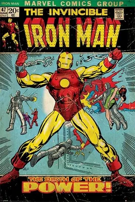 Produktbild von Iron Man – Die Entstehung der Macht – Marvel Comics – 61x91,5 cm – Poster