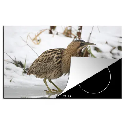 Obrázok produktu pre MuchoWow® Krycia doska sporáka - Indukčná ochrana - 81x52cm Bittertern - Sneew - Lauwersmeer - Kryt na sporák z vinylu - Zväčšuje pracovnú plochu -