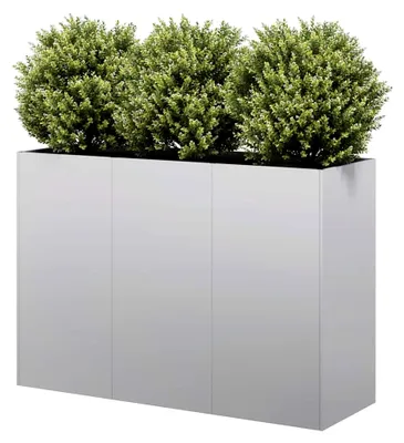 Produktbild von Pflanzgefäß Hochbeet Blumenkübel Blumenkasten Gemüsebeet Pflanzbeet Gartenbeet Frühbeet Hochbeet für Garten Balkon 120x40x80 cm verzinkter Stahl