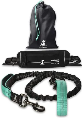Handsfree Hundeleine für große Hunde, reflektierend, mit Bungee