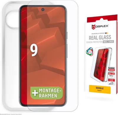 Produktbild von DISPLEX Real Glass + Case Google Pixel 9