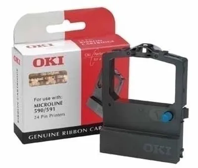Produktbild von OKI 9002316, Schwarz, 4000000 Buchstaben, Microline 590/591