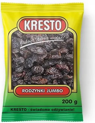 Zdjęcie produktu dla Rodzynki Jumbo Kresto 200 g