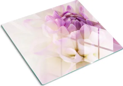 Immagine prodotto di Copertura per piano cottura – Copertura per piano cottura a induzione – Piano di vetro protettivo – 60x52 cm – Piani di vetro protettivi per fornelli – Vetro temperato – Jiřina bianca