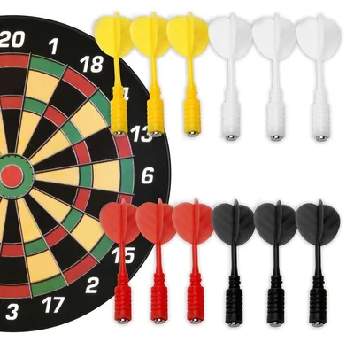 Produktbild von Karella Magnet Dartpfeile 4 Farben-Mix-Set