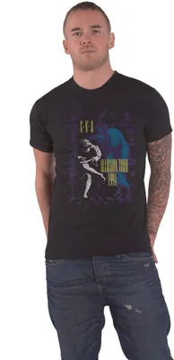 Image de Guns N Roses - "Illusion Tour '91" T-shirt homme/femme unie RO4097 (L) (Noir)