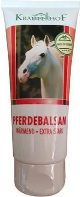Produktbild von 100ml in Tube Kräuterhof Pferdebalsam Balsam wärmend extra stark Massage Gel Creme