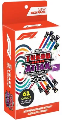 Produktbild von TTopps F1 Turbo Attax 2024 Official Formula 1 Trading Card Game Eco Pack