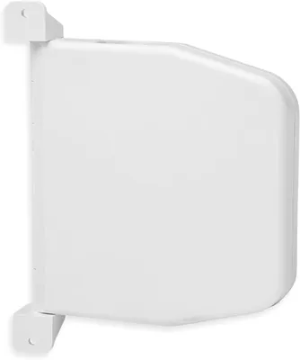 Imagen del producto de Enrollador para persianas con bisagra, longitud de cinta de 5 metros, 14 mm de ancho, color blanco, para uso en casas y jardines