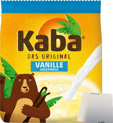 Produktbild von Kaba Das Original Vanille Getränkepulver (400g Beutel) + usy Block