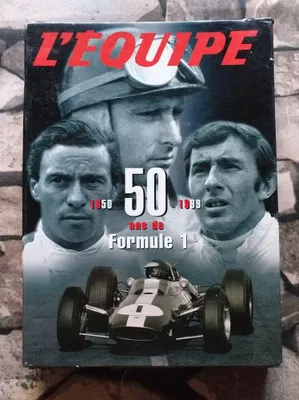 Produktbild von L'Équipe, 50 Jahre Formel 1, 1950-1999 (Box mit 2 Bänden)