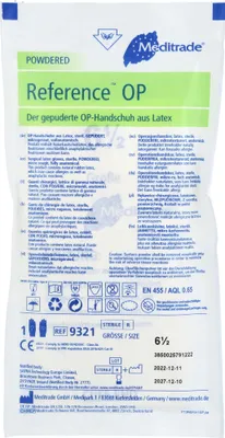 Produktbild von Handschuhe Op Latex Gr.6,5 steril 1X2 St