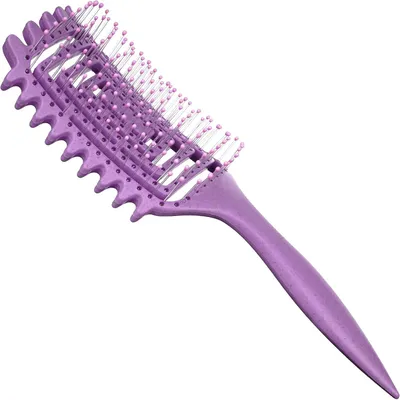 Produktbild von Haarbürste für lockiges Haar, lila, für nasses und trockenes Haar
