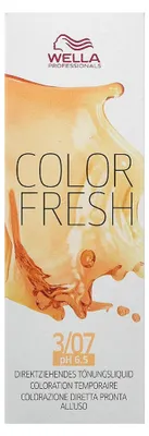 Produktbild von Wella Color Fresh, Dunkel, 3/07, Dark Brown/natural Brown, Frauen, 75 ml, Alle Haare