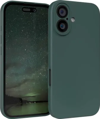 Produktbild von EAZY CASE - TPU Hülle für Apple iPhone 16, TPU Case stoßfeste Handyhülle, weiches Cover mit Kameraschutz, Silikonhülle in Grün