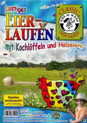 Produktbild von Kids at Work Spielzeug Eierlauf Rennen Set für Kinder