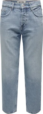 Produktbild von ONLY & SONS Jeans Regular Fit Denim Pants Straight mid Waist Größe: 31W / 34L