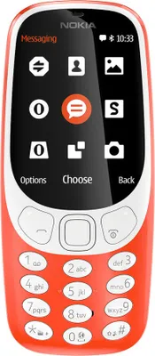 Produktbild von Nokia 3310 3G, Balken, Dual-SIM, 6,1 cm (2.4"), 2 MP, 1200 mAh, Rot