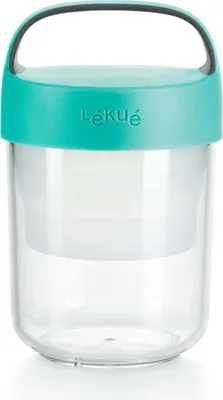Image de JAR TO GO récipient turquoise 400 ml / Lekue