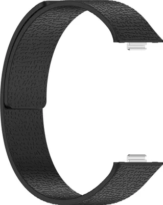 Produktbild von INF Weiches Silikonarmband mit Magnetverschluss für Huawei Fit 4/4 Pro/3 Schwarz