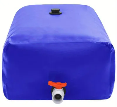 Image de Réservoir pliable de 670 litres – Réservoir d'eau portable en PVC étanche avec robinet