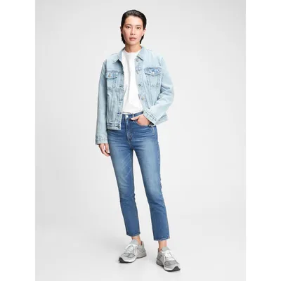 Produktbild von GAP Jeans High Rise Zigarettenjeans mit geheimen, glättenden Taschen mit W 660537-00__28REG