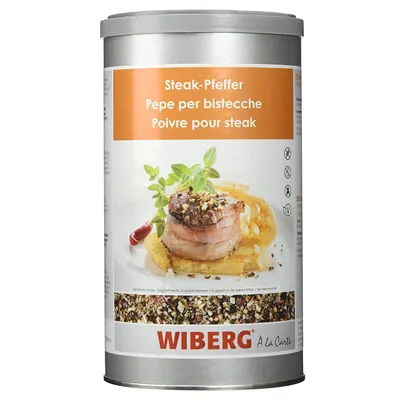 Immagine prodotto di Wiberg a la Carte Steak Pepper mix di condimento forte e grossolano 650g