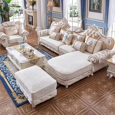 Produktbild von Klassische Eckcouch Ecksofa Eckgarnitur Wohnlandschaft Sofa Couch L-Form