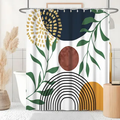 Immagine prodotto di Tenda da doccia 180x220 cm, motivo astratto, poliestere, impermeabile, per bagno