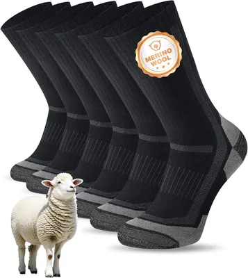 Obrázok produktu pre Merino turistické ponožky, priedušné, 3 páry, proti pľuzgierom, pre dámy a pánov, Vlna